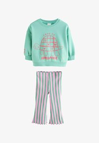 Pasirinkta, turquoise blue stripe