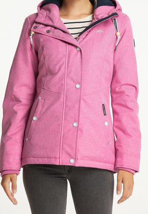 Winterjas - mottled pink