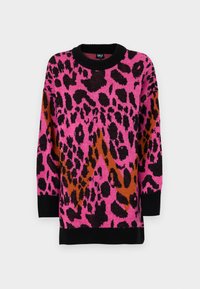 Ikke valgt, fuchsia purple/black/orange pepper