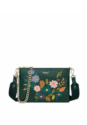 LYLANN FLOWERS - Taška s příčným popruhem - green