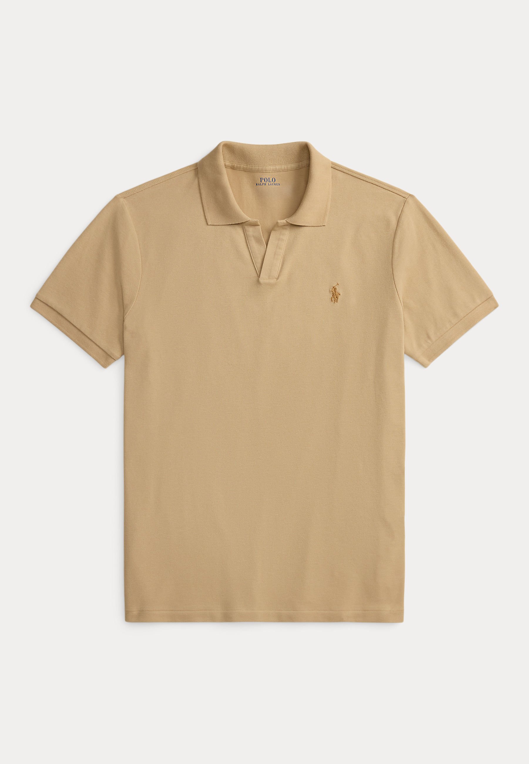 新品Polo by Ralph Lauren ベージュ シャツ Polo Ralph Lauren CUSTOM SLIM FIT STRETCH MESH POLO SHIRT - Polo