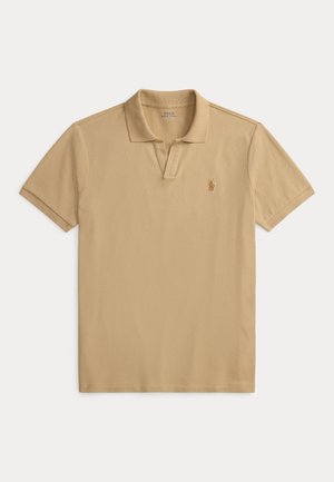 CUSTOM SLIM FIT STRETCH MESH POLO SHIRT - Πόλο - coastal beige