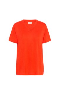 KAMARIA V-NECK - Pamata T-krekls - grenadine