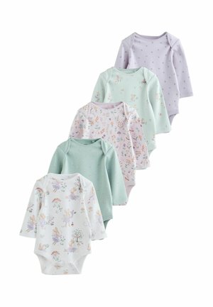 Next, LONG SLEEVE BABY BODYSUITS 5 PACK - Body - lilac sage fairy mouse