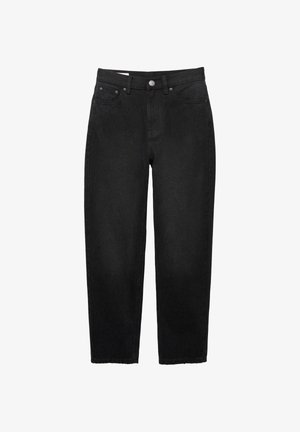 PULL&BEAR, HIGH-WAIST - MOM JEANS < - Jean Mom - black