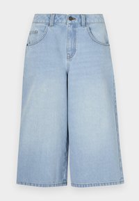 NMRANDY BERMUDA  - Lühikesed teksad - light blue denim