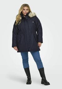 ONLY Carmakoma CARIRENA  OTW NOOS - Žieminis paltas - night sky