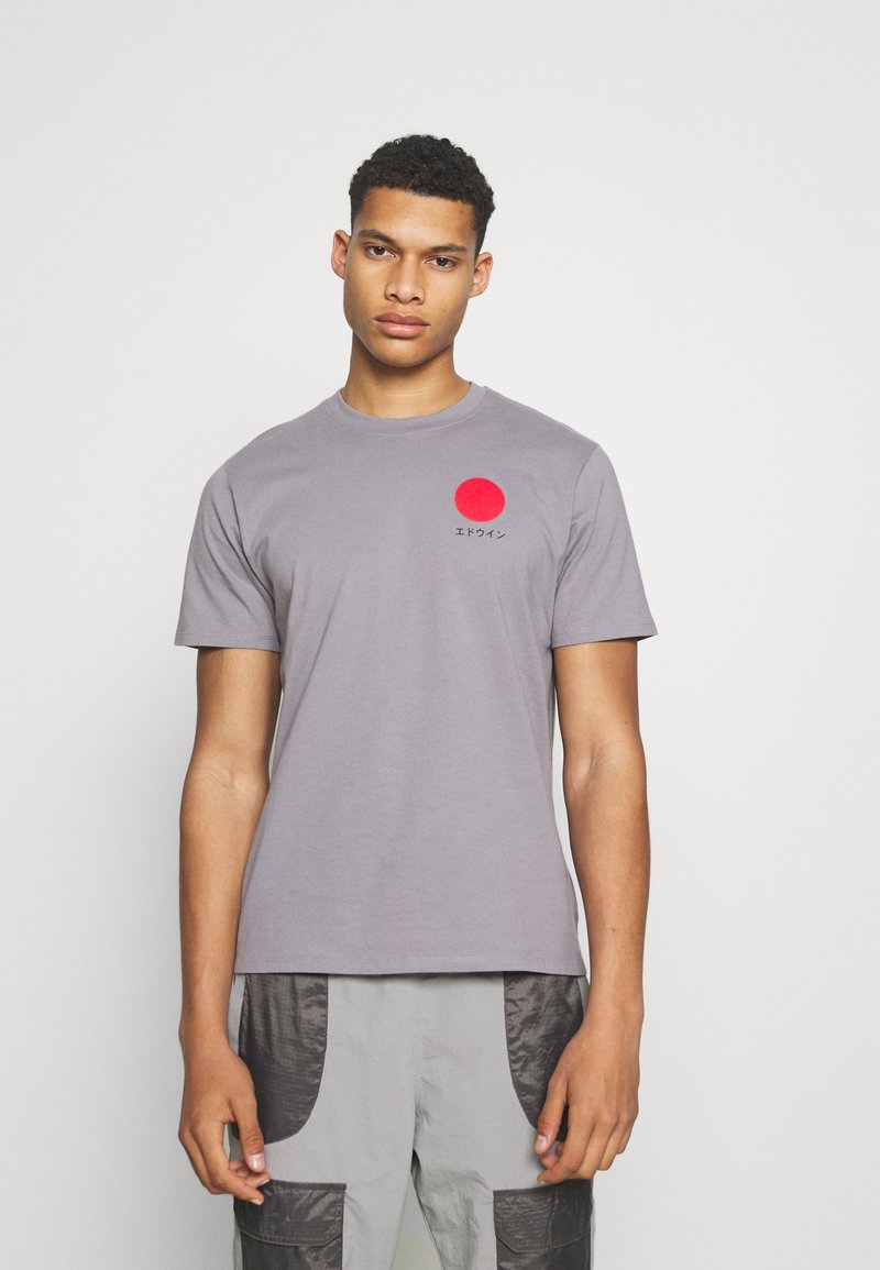 Edwin JAPANESE SUN UNISEX - T-shirt básica - frost grey
