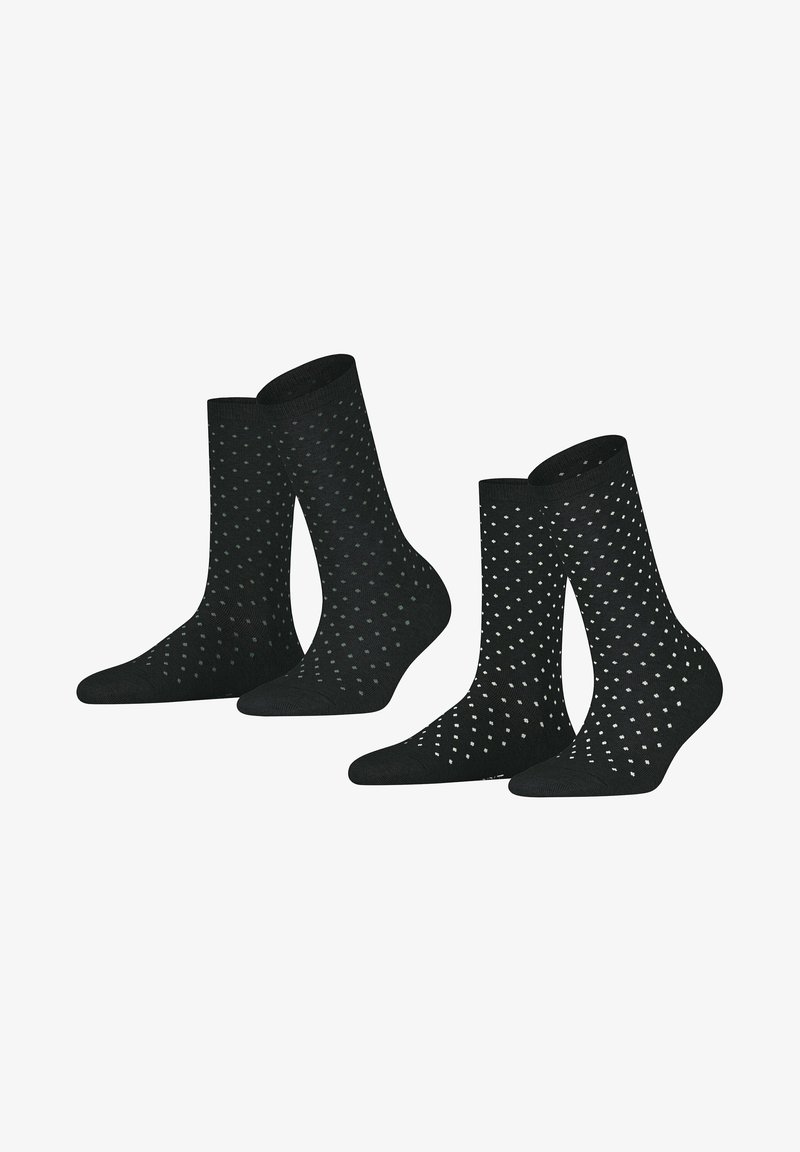 Esprit FINE DOT 2-PACK - Socken - black