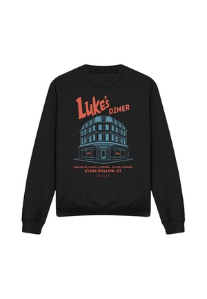 Cotton Soul, GILMORE GIRLS STARS LUKE'S DINER BUILDING - Sweatshirt - black