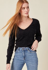 BONOBO Jeans MIT LANGEN ÄRMELN - Maglione - noir