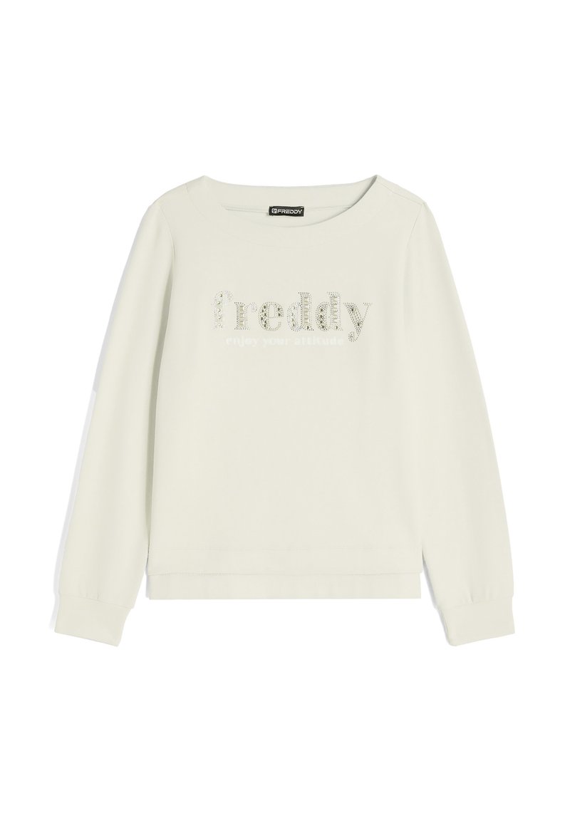 Freddy GIROCOLLO IN FRENCH CON LOGO IN STRASS - Felpa - tofu