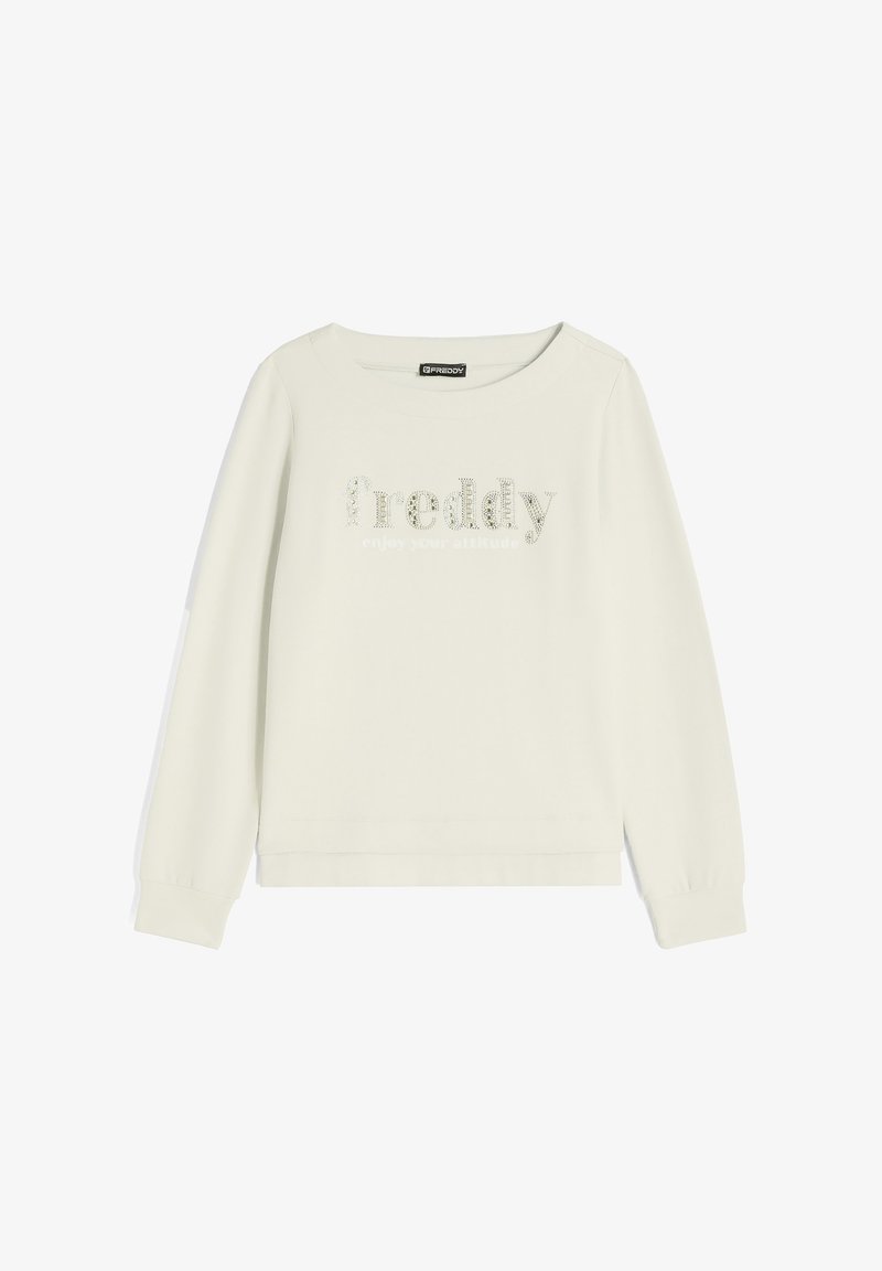 Freddy GIROCOLLO IN FRENCH CON LOGO IN STRASS - Felpa - tofu