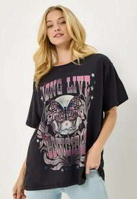Wrangler TEE - T-shirt med print - black_beauty