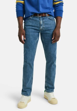 REGULAR FIT  - Jeans straight leg - mid blue worn in