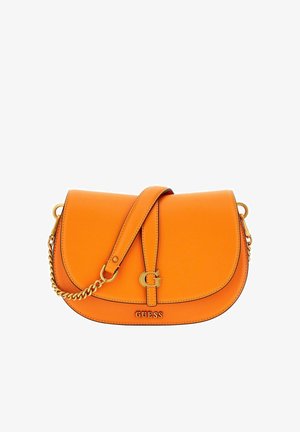 Guess, KUBA TRI CMPT FLAP SHLDR - Sac bandoulière - tangerine