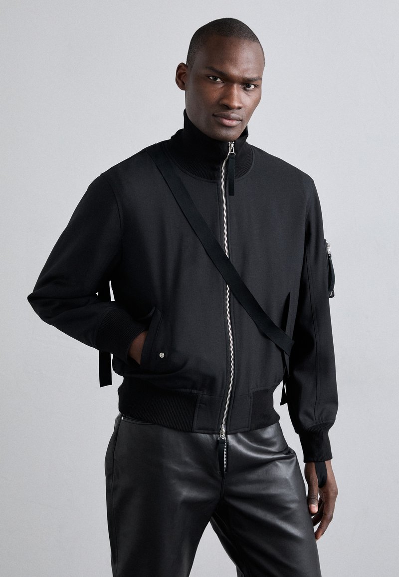 Helmut Lang STRETCH - Chaquetas bomber - black