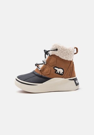 Sorel LITTLE KIDS OUT N ABOUT™ IV CHILLZ WP UNISEX - Зимни ботуши - taffy/black