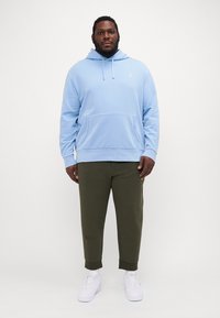 Polo Ralph Lauren Big & Tall LOOPBACK FLEECE HOODIE - Sportinis megztinis - light blue