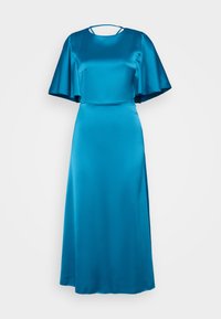 JOLIE FLOWY SLEEVE MIDI - Kokteiļkleita/ballīšu kleita - dark teal blue
