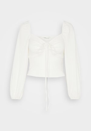 Monki Hosszú ujjú felső - white