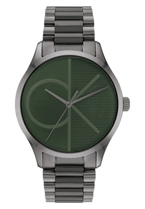 3H  TWO TONE CG  SS   SUNRAY DIAL - Reloj - grau   grau   grün   grau