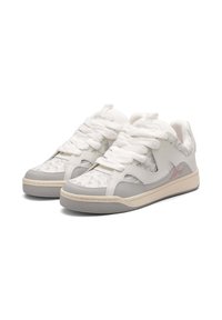 Ed Hardy WAVE LOW - OVER - Skateschoenen - white/light grey