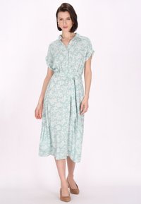 usha Abito a camicia - turquoise white