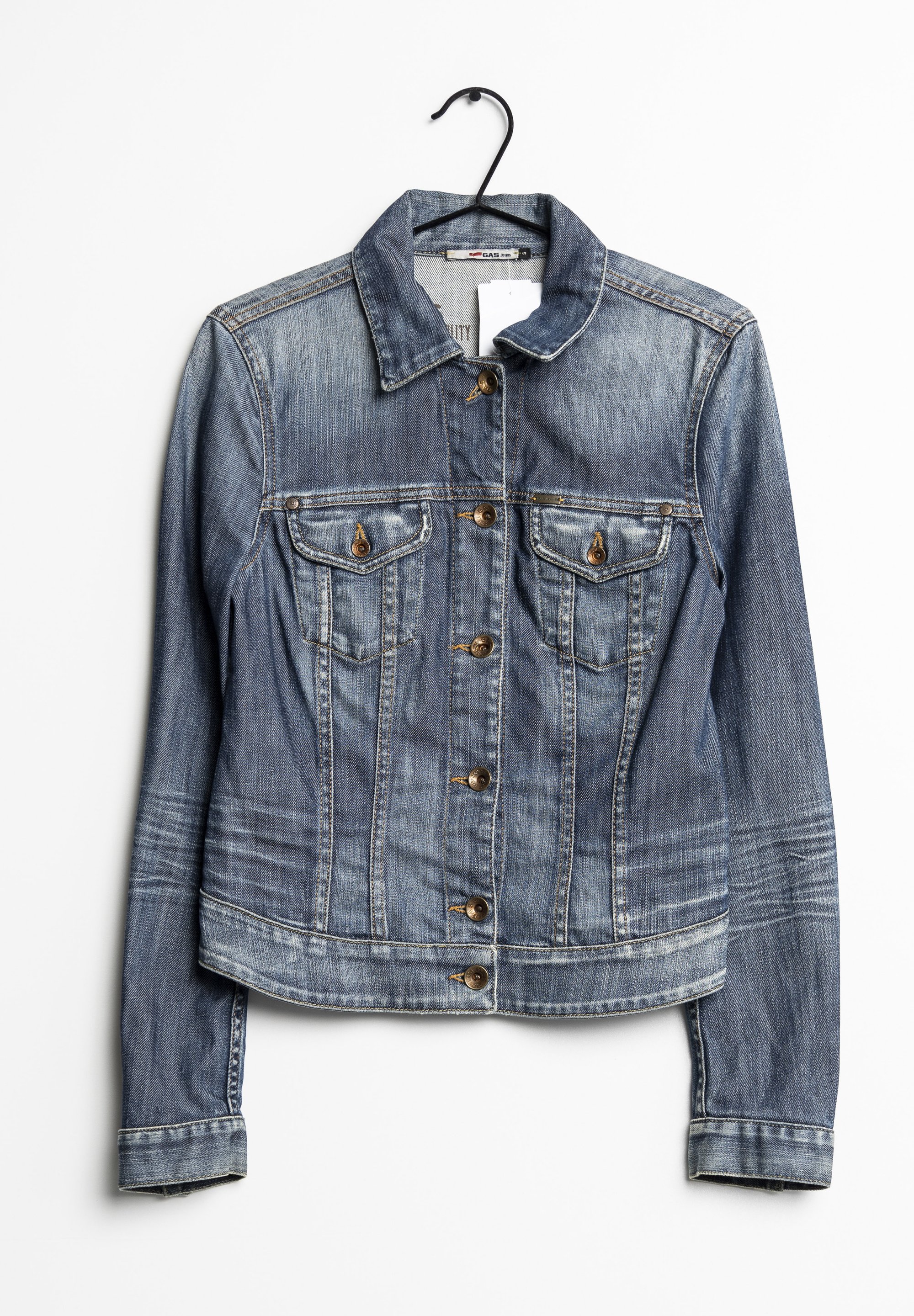 GAS Denim jacket - blue - (Pre-owned) - Zalando