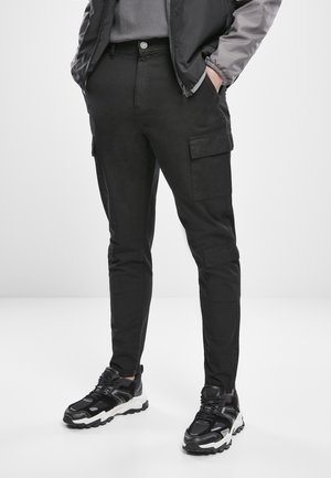 Pantaloni cargo - black