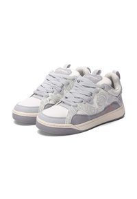 Ed Hardy WAVES - Baskets basses - white grey