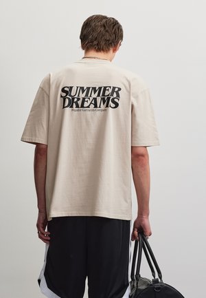 Pegador RIGA - T-shirt imprimé - washed cream