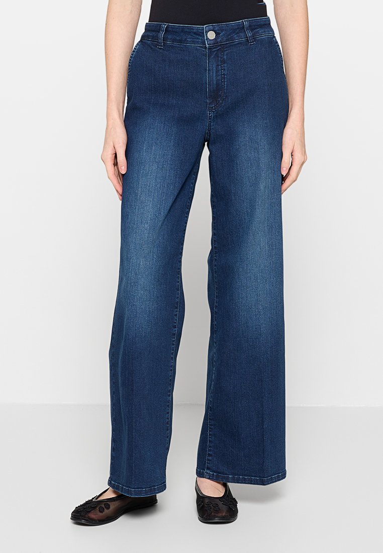 comma Wide leg blauw denim/bluedenim comma Wide leg blauw denim/bluedenim