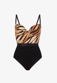 Niewybrane, modelujący strój usztywniane miseczki zwierzęcy print