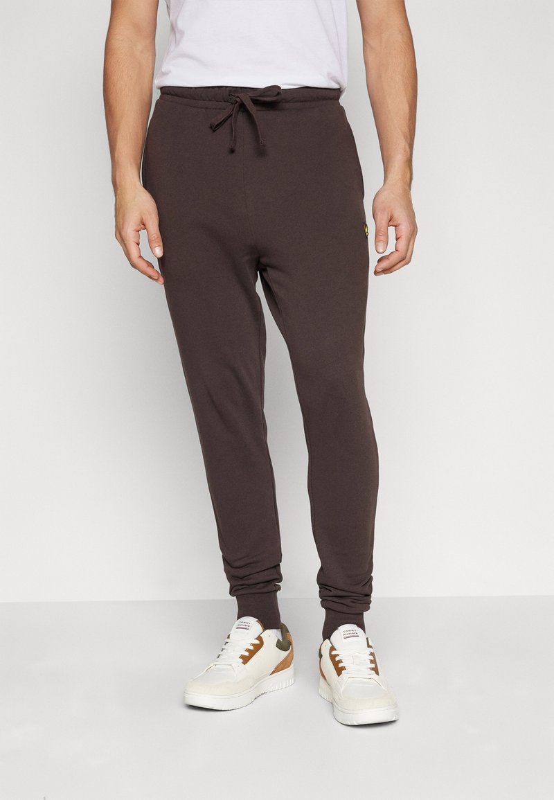 Lyle & Scott SKINNY  - Jogginghose - sediment