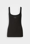 MONOGRAM SCOOP - Top - black