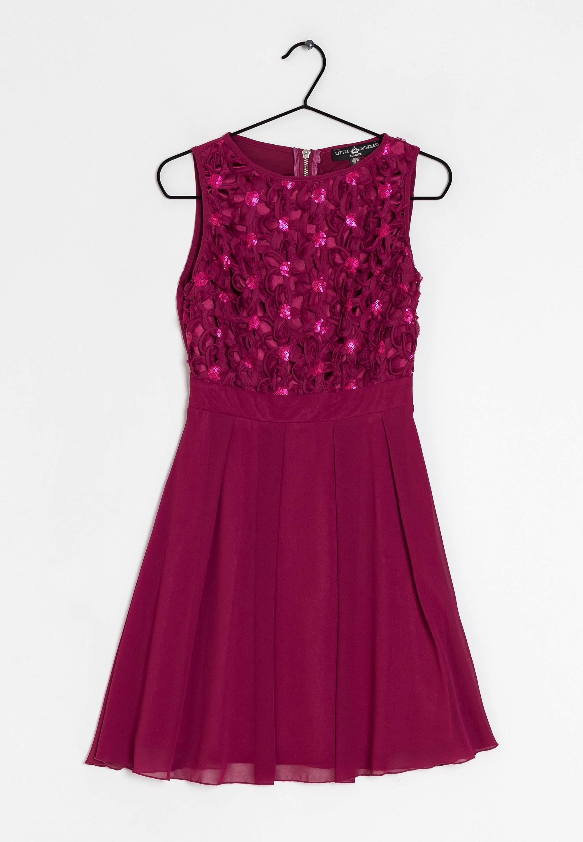 little mistress burgundy dress Cocktail / Party dress - pink Shoe size:13