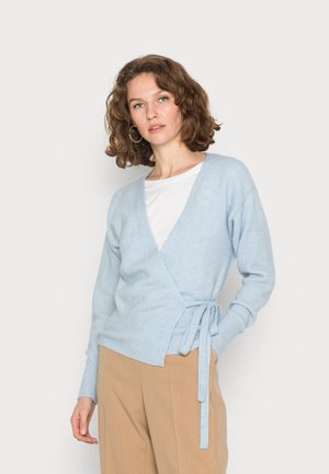 WENDY WRAP CARDIGAN - Cardigan - subdued blue