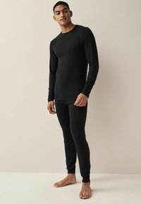 Next 2 PACK LIGHTWEIGHT THERMAL LONG JOHNS - Aluskiht - black