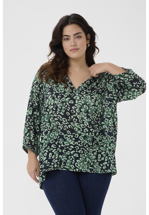 Camicetta - green leopard