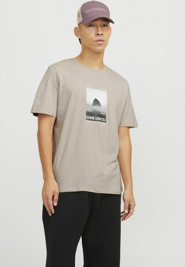 GEDRUCKT RUNDHALS - T-Shirt print - chateau gray
