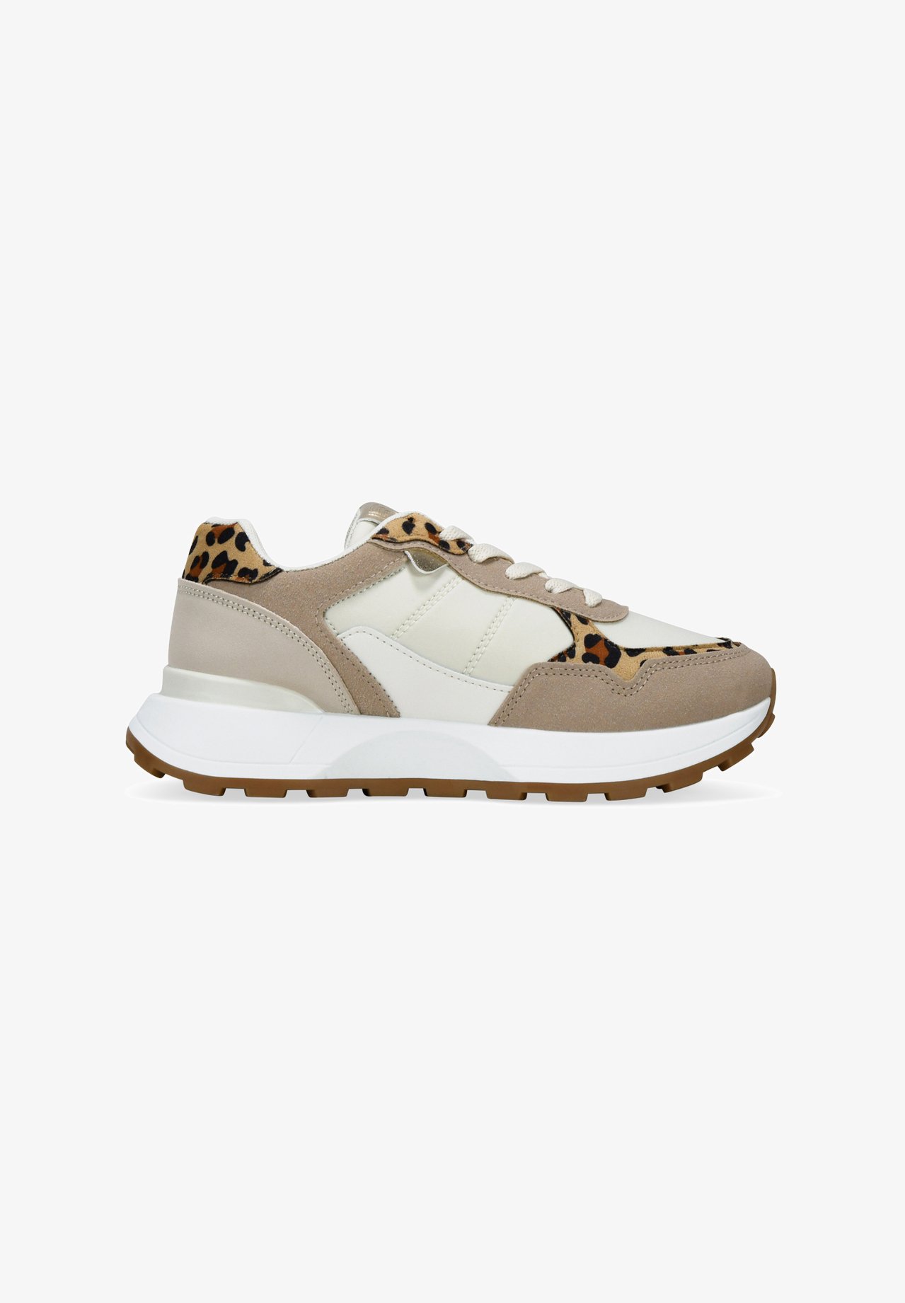 Bosanova CON PLATAFORMA Y LEOPARDO Zapatillas marron/marrón