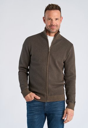Jack's Sportswear, JACK´S SPORTSWEAR PEARL KNIT CARDIGAN - Cardigan - brown mel