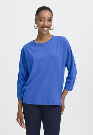 LOCKERE PASSFORM 3/4-ÄRMEL DESIGN - Langærmet T-shirt - blue quartz