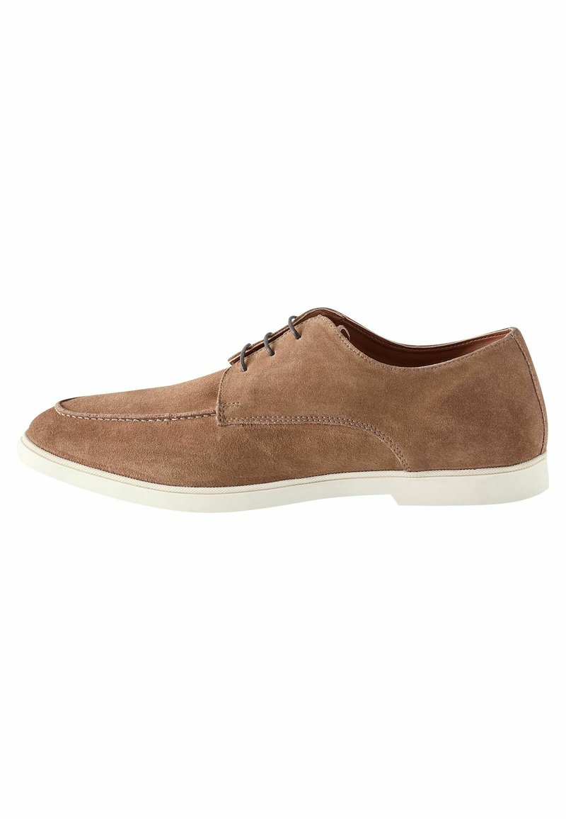 Next REGULAR FIT - Šněrovací boty - stone