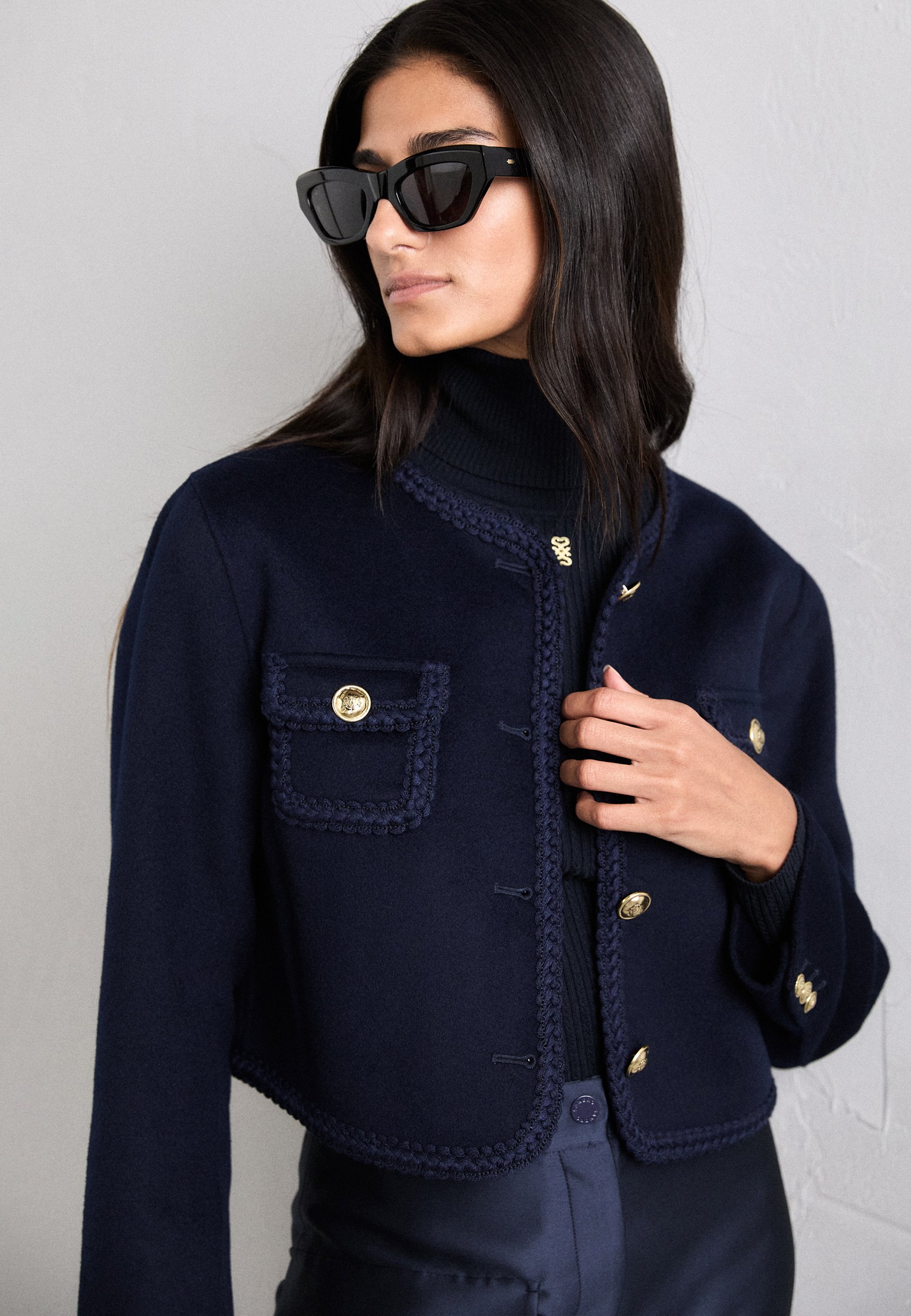 sandro LAVANDE - Blazer - marine/bleu marine - ZALANDO