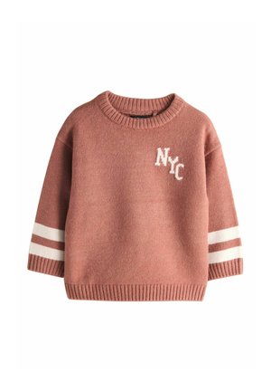 CREW NECK - Strickpullover - blush pink nyc