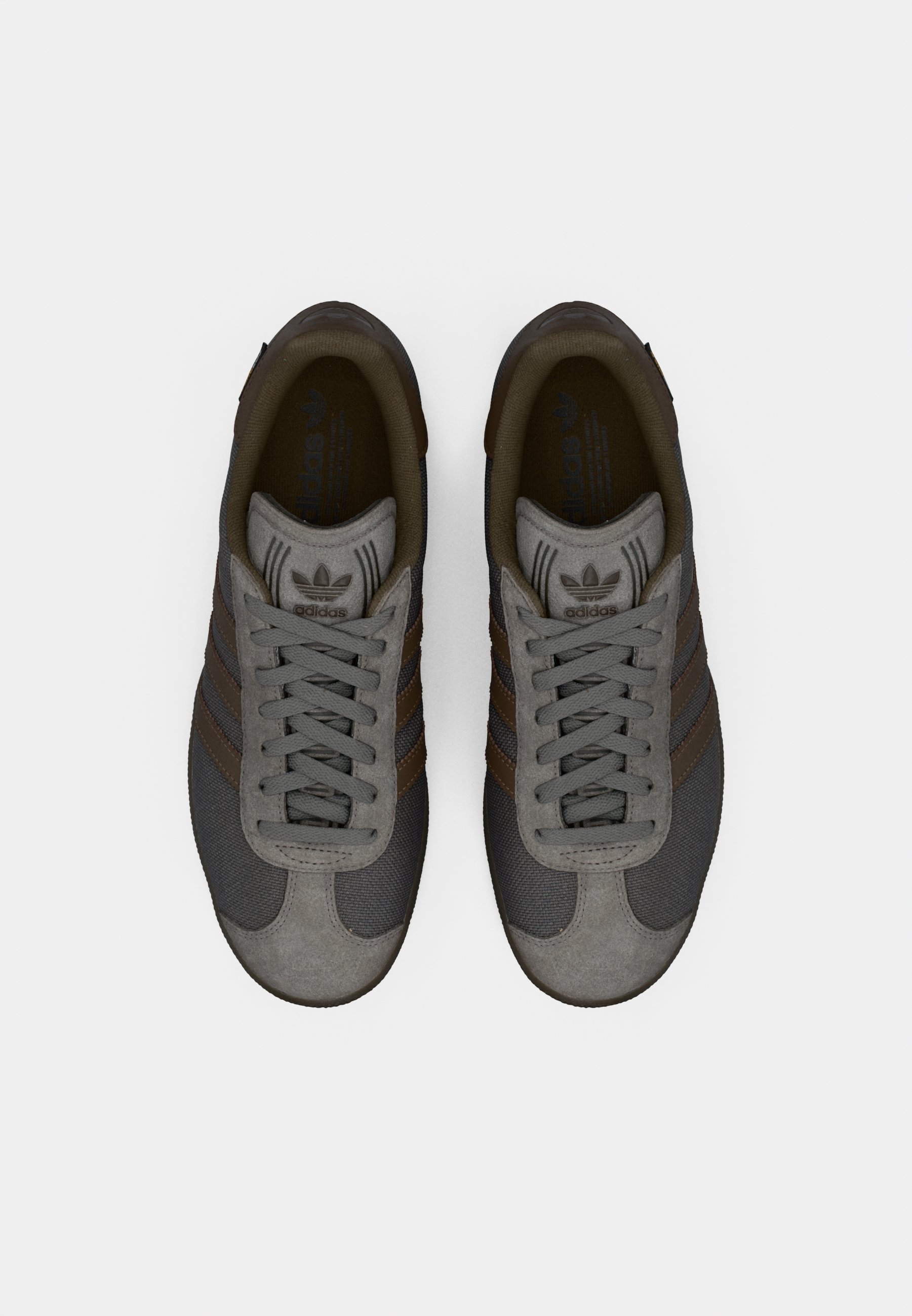 adidas Originals GAZELLE UNISEX - Trainers - charcoal/brown/dark