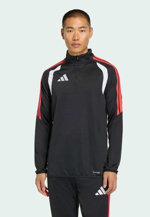 TIRO26 LEAGUE TRAINING TOP - Langarmshirt - black   semi lucid red