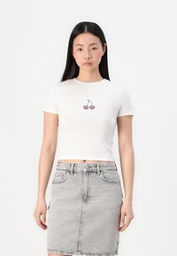 Vero Moda VMLILO BOX - Marškinėliai su spaudiniu - snow white